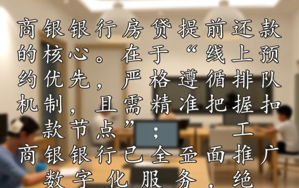 工商银行房贷提前还款怎么办理,手机银行怎么操作? 工商银行房贷提前还款怎么办理