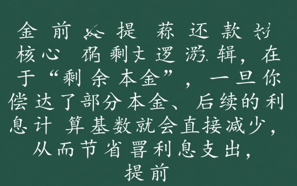 公积金提前还款利息怎么计算