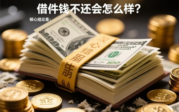 在软件上借钱不还会怎么样