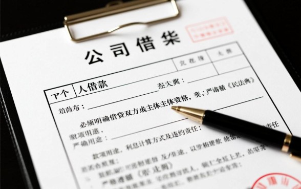 公司向个人借款借条怎么写