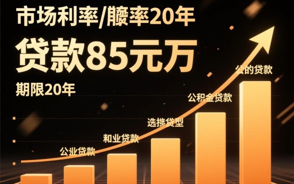 贷款85万20年月供多少