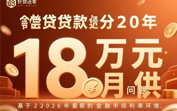 18万贷款20年月供多少