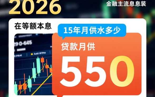 贷款55万15年月供多少