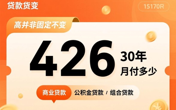 贷款42万30年月供多少