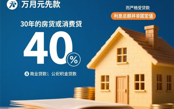 贷款40万30年利息多少