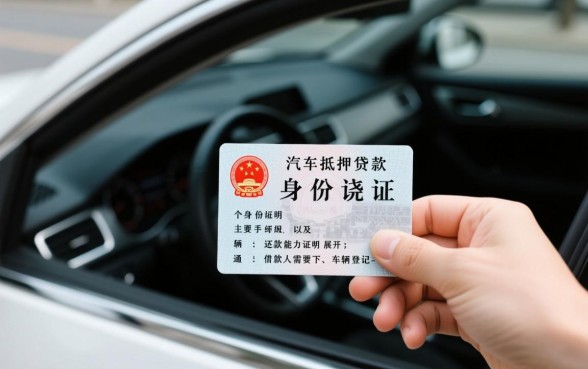 汽车抵押贷款需要什么手续