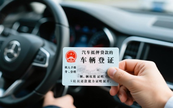 汽车抵押贷款需要什么手续