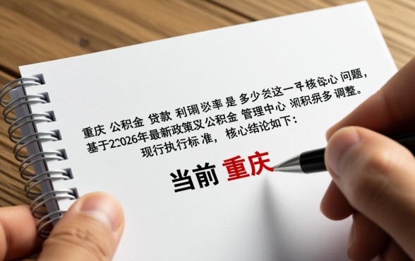 重庆公积金贷款利率是多少