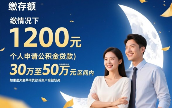 公积金1200能贷款多少