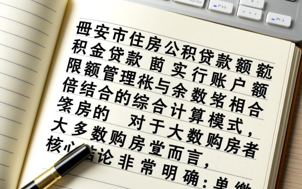 西安市住房公积金贷款额度是多少