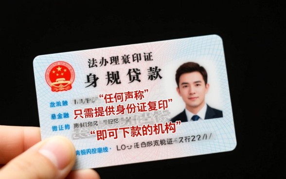 身份证复印件能办理贷款吗