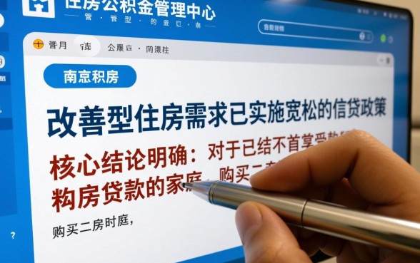 南京二套房公积金贷款最新政策是什么