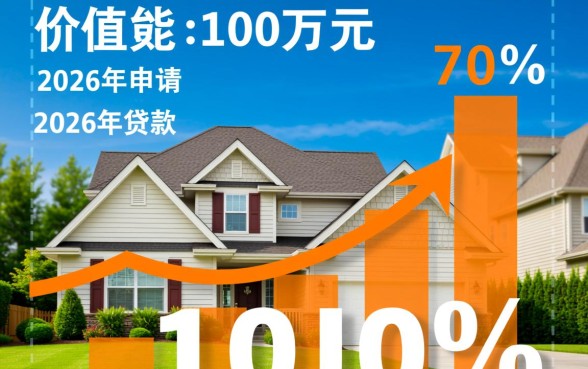 100万房子抵押贷款多少