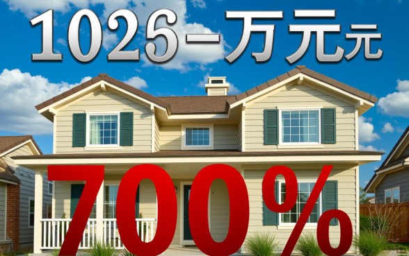 100万房子抵押贷款多少