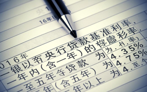 2016年贷款基准利率表
