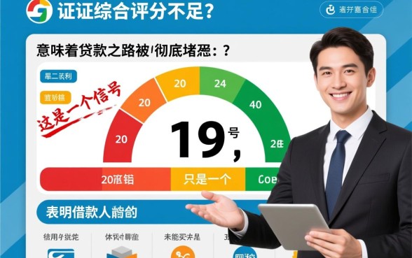 征信综合评分不足怎么贷款