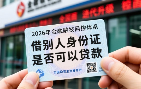 借别人的身份证可以贷款吗
