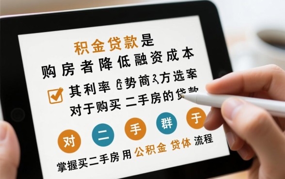 二手房公积金贷款怎么办理