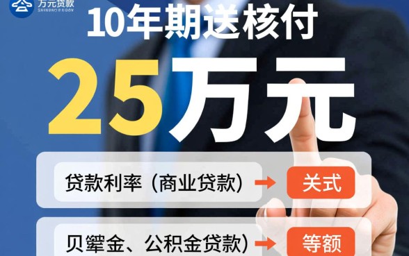 25万贷款10年月供多少