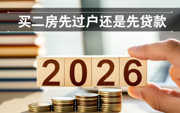 买二手房先过户还是先贷款
