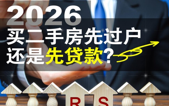 买二手房先过户还是先贷款