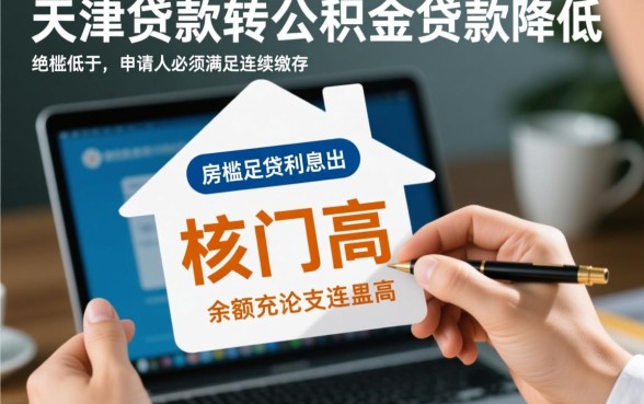 天津商业贷款转公积金贷款怎么办理