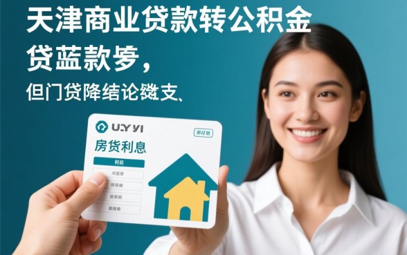 天津商业贷款转公积金贷款怎么办理