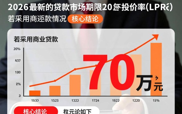70万贷款20年月供多少