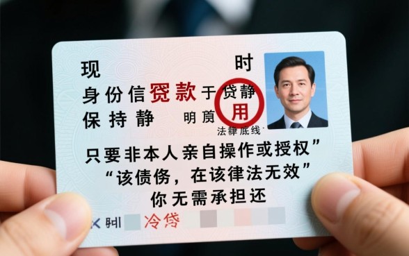 别人拿我身份证贷款怎么办