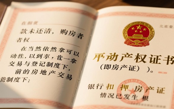 贷款没还完能拿到房产证吗