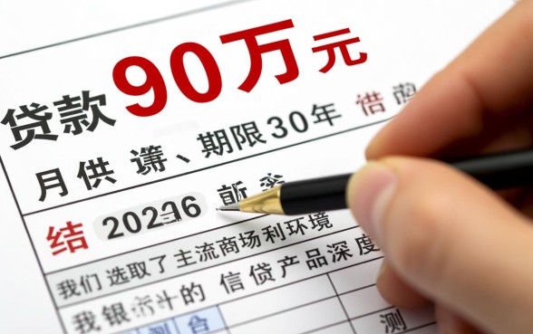 贷款90万30年月供多少