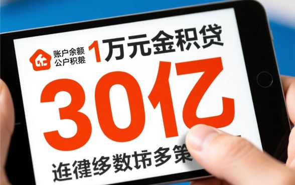 1万公积金可以贷款30吗