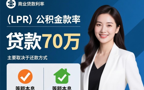 贷款70万30年月供多少