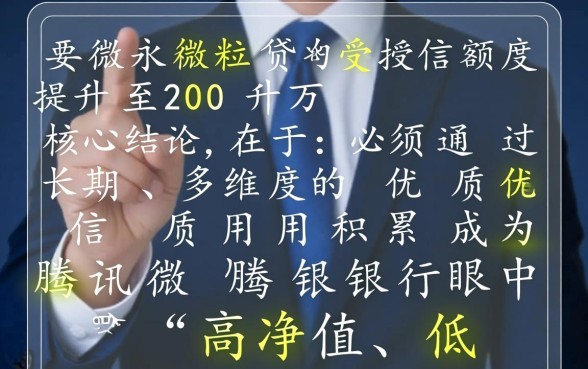微粒贷怎么提额到20万