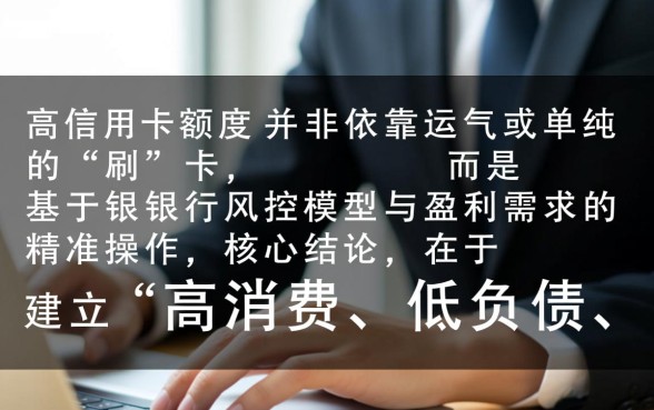 怎么快速提高信用卡额度