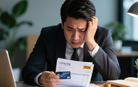 信用卡欠10万你慌了吗