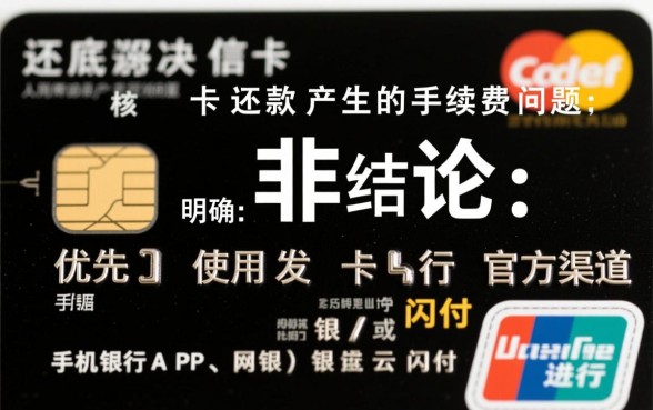 信用卡怎么还不用手续费