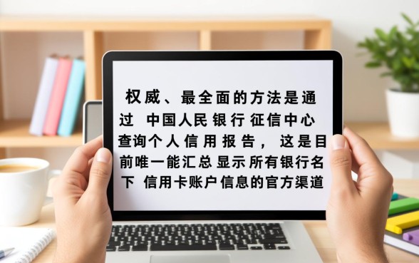 如何查自己名下的信用卡