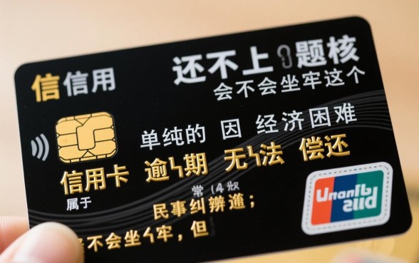 信用卡还不上会不会坐牢