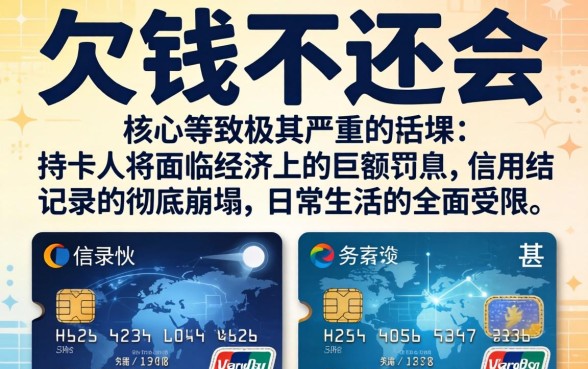 信用卡欠钱不还会怎么样