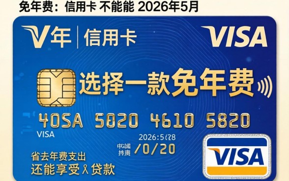 免年费的visa信用卡哪个银行好