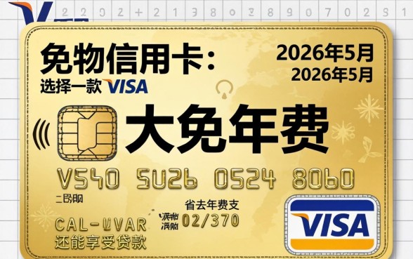 免年费的visa信用卡哪个银行好