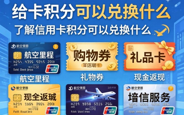 信用卡积分兑换什么最划算