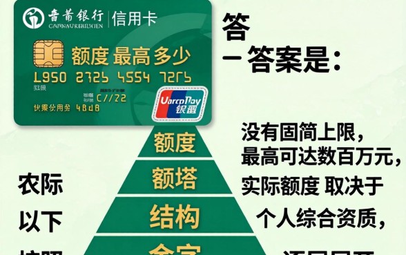 农行信用卡额度最高多少