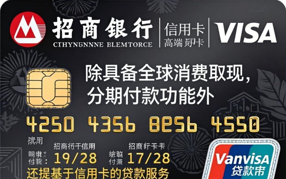 招商银行信用卡visa怎么办理