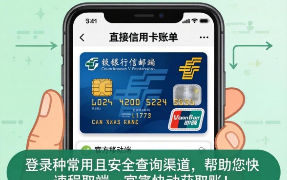 邮政银行信用卡账单怎么查询