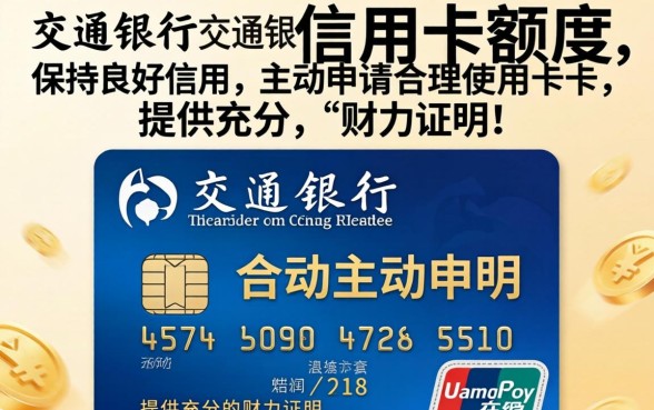 交通银行信用卡如何快速提额