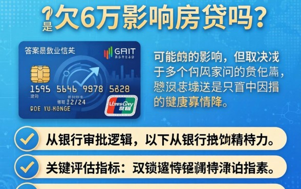 信用卡欠款影响房贷审批吗