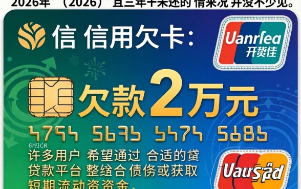 欠信用卡2万3年没还了怎么办