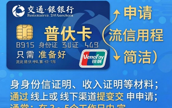 交通银行信用卡普卡怎么申请